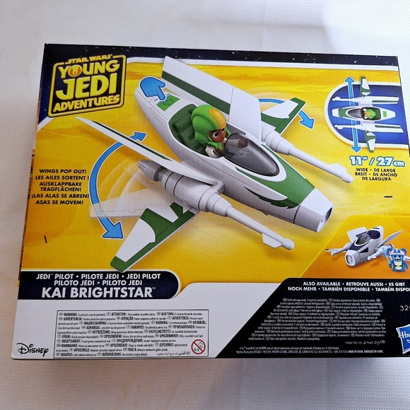 Star Wars brand"Piloting The Force" Young Jedi Adventures Kai and plane. - Picture 6 of 7